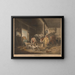 Der erste Morgen im September - George Morland — gerahmtes Bild an der Wand