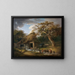 Der alte Wasser-Mühle - George Morland — gerahmtes Bild an der Wand