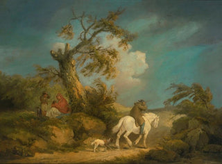 Die Sturm - George Morland — Ansicht des Kunstwerks