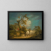 Die Sturm - George Morland — gerahmtes Bild an der Wand