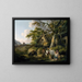 Ansicht in Enderby, Leicestershire - George Morland — gerahmtes Bild an der Wand
