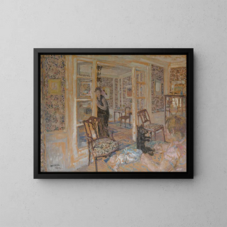 Innenraum - George Morren — gerahmtes Bild an der Wand