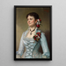 Portrait von Madame Richard T. Crane Mary Josephine Prentice - George Peter Alexander Healy — gerahmtes Bild an der Wand