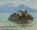 Die Halbinsel von Sorrent aus Capri - George Randolph Barse — Ansicht des Kunstwerks