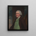 Ein Mann namens M. Cross - George Romney — gerahmtes Bild an der Wand