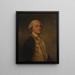Amiral Sir Chaloner Ogle - George Romney — gerahmtes Bild an der Wand