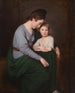 Ann Wilson mit ihrer Tochter Sybil - George Romney — Ansicht des Kunstwerks