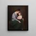 Ann Wilson mit ihrer Tochter Sybil - George Romney — gerahmtes Bild an der Wand