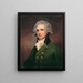 Colonel Robert Abercrombie - George Romney — gerahmtes Bild an der Wand