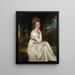 Lady Elizabeth Stanley 1753-1797 Gräfin von Derby - George Romney — gerahmtes Bild an der Wand
