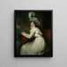Lady Hamilton - George Romney — gerahmtes Bild an der Wand
