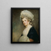 Mme Mary Robinson - George Romney — gerahmtes Bild an der Wand
