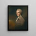 Portrait von George Cowper - George Romney — gerahmtes Bild an der Wand