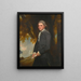 Portrait von John Redhead - George Romney — gerahmtes Bild an der Wand