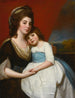 Portrait der Lady Georgiana Smyth um 1757-1799 und ihres Sohnes - George Romney — Ansicht des Kunstwerks