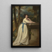 Portrait von Madame Andrew Reid - George Romney — gerahmtes Bild an der Wand