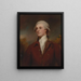 Portrait de Bryan Cooke d'Owston - George Romney — gerahmtes Bild an der Wand
