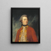 Portrait von Francis North, 4. Earl of Guilford, 1761-1817 - George Romney — gerahmtes Bild an der Wand