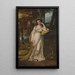 Portrait von Madame Deborah Jemima Maxwell - George Romney — gerahmtes Bild an der Wand