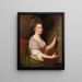Portrait von Frau Henrietta Smith - George Romney — gerahmtes Bild an der Wand