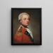 Portrait de Sir Michael le Fleming, 4e baronnet - George Romney — gerahmtes Bild an der Wand