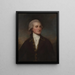 Portrait eines Mannes - George Romney — gerahmtes Bild an der Wand