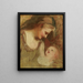 Skizze einer Mutter und ihres Kindes - George Romney — gerahmtes Bild an der Wand