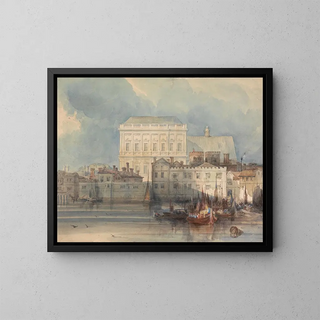 George Shepheard - The Banqueting House Whitehall from the River.webp