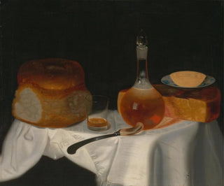 Stillleben mit Brot, Butter und Käse - George Smith — Ansicht des Kunstwerks