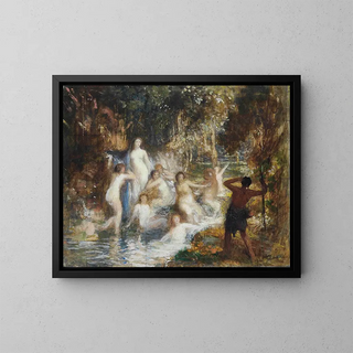 George Spencer Watson - Allegorical figures in a stream.webp