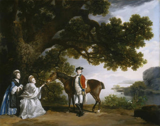 Kapitän Samuel Sharpe Pocklington mit seiner Frau Pleasance und vielleicht seiner Schwester Frances - George Stubbs — Ansicht des Kunstwerks