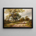 Der Landweg - George Turner — gerahmtes Bild an der Wand
