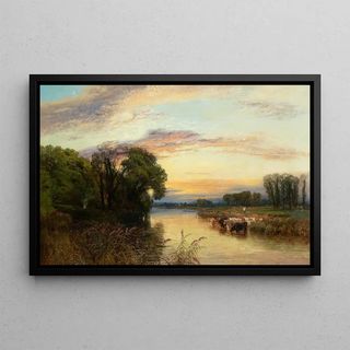 George Vicat Cole - Pastoral Landscape.webp