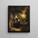 Portrait einer Dame und eines Kindes - George W. Twibill Jr — gerahmtes Bild an der Wand