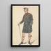 Highland-Hirte-Onkel George-Gemälde - George Walker — gerahmtes Bild an der Wand