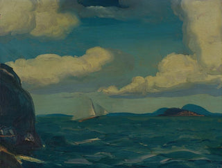 Eine frische Brise - George Wesley Bellows — Ansicht des Kunstwerks