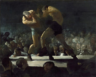 Abend im Club - George Wesley Bellows — Ansicht des Kunstwerks