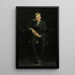 Frankie der Orgelspieler - George Wesley Bellows — gerahmtes Bild an der Wand