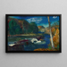 Barrage de moulin - George Wesley Bellows — gerahmtes Bild an der Wand
