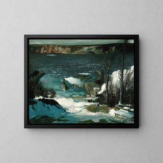 Rivière du Nord - George Wesley Bellows — gerahmtes Bild an der Wand