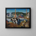 Quai des bœufs à Matinicus - George Wesley Bellows — gerahmtes Bild an der Wand