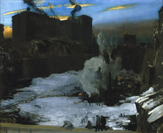 Ausgrabung der Pennsylvania Station - George Wesley Bellows — Ansicht des Kunstwerks
