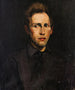 Portrait eines jungen Mannes - George Wesley Bellows — Ansicht des Kunstwerks