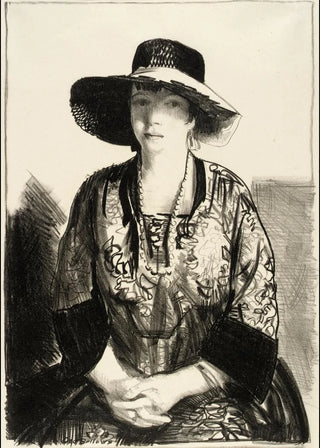 George Wesley Bellows - The Black Hat.webp