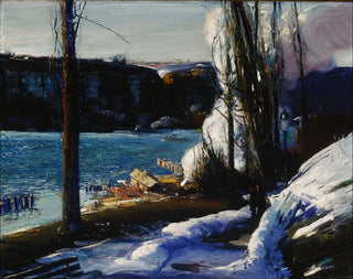 Les Palissades - George Wesley Bellows — Ansicht des Kunstwerks