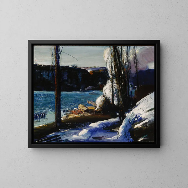 Les Palissades - George Wesley Bellows — gerahmtes Bild an der Wand