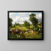 Der Garten von England - George William Mote — gerahmtes Bild an der Wand