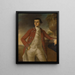 Portrait eines Gentlemans, Beamter der Ostindischen Gesellschaft - George Willison — gerahmtes Bild an der Wand