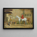 An der Stallung - George Wright — gerahmtes Bild an der Wand