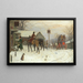 Abfahrt - George Wright — gerahmtes Bild an der Wand